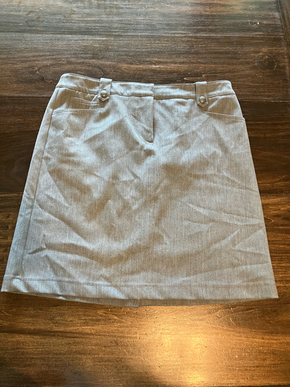 J. Mclaughlin Camilla Light Gray Skirt -NWT